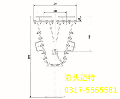 Pulverized coal two way valve
